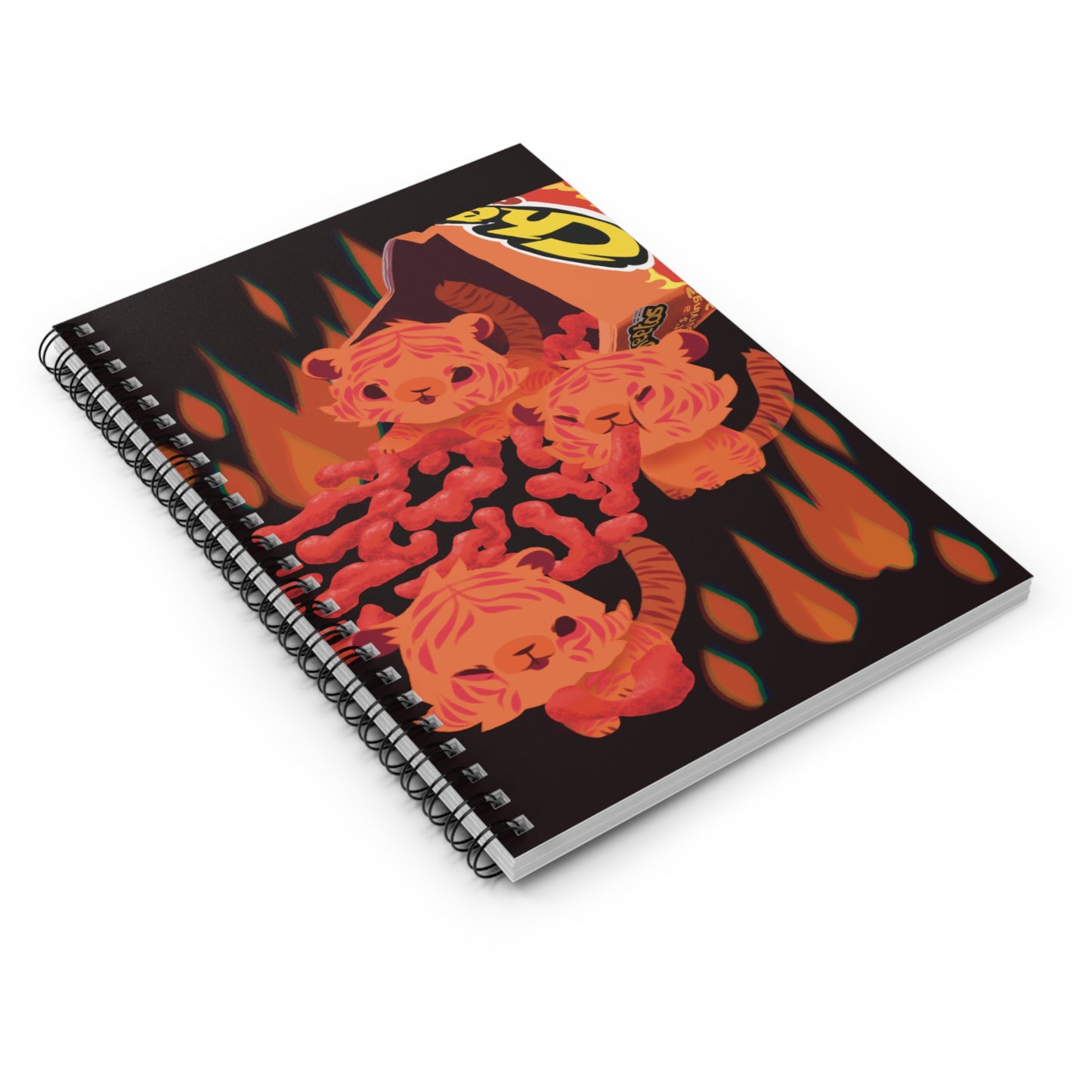 Hot Chip Tiger Spiral Notebook
