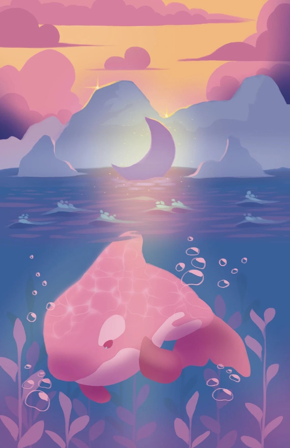 Orca Dream Poster Print