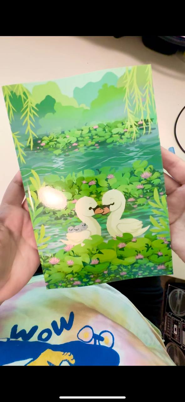 Swan Family Planner Notebook
