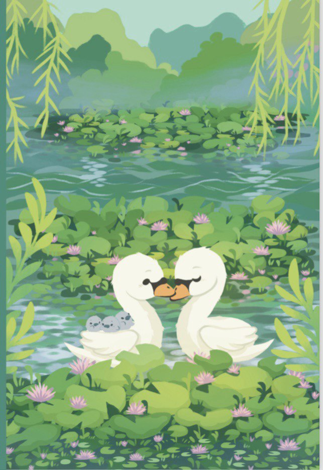 Swan Family Planner Notebook