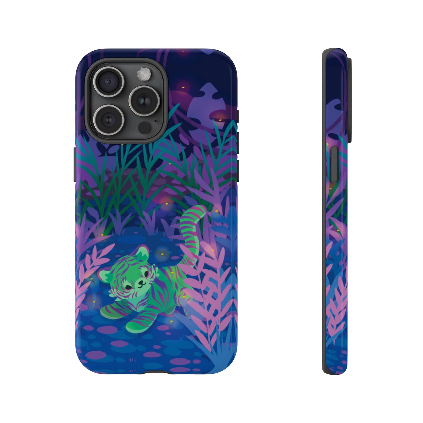 Neon Tiger Phone Case