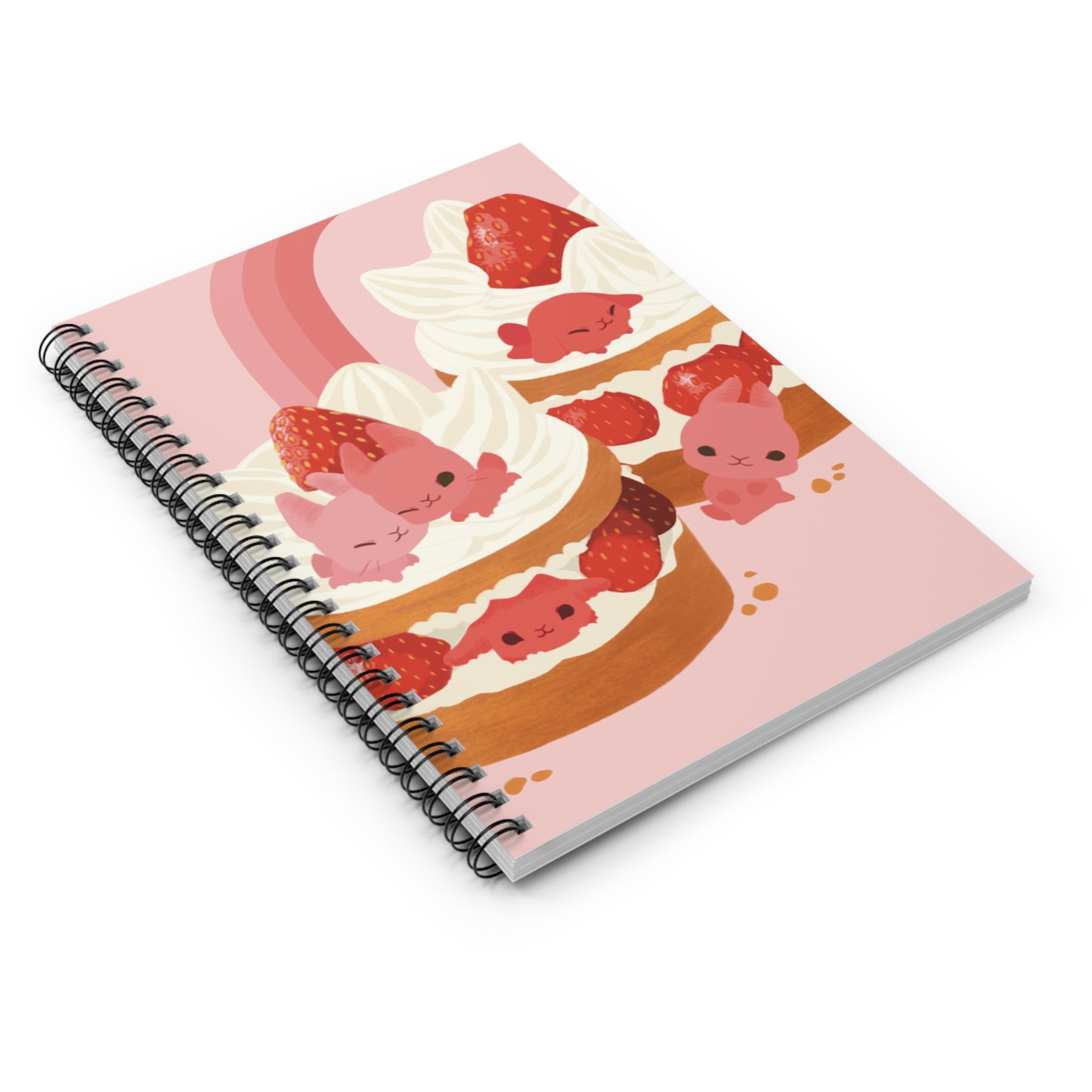 Dessert Rabbits Spiral Notebook