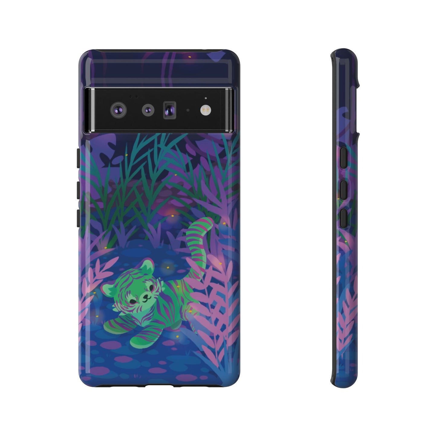 Neon Tiger Phone Case