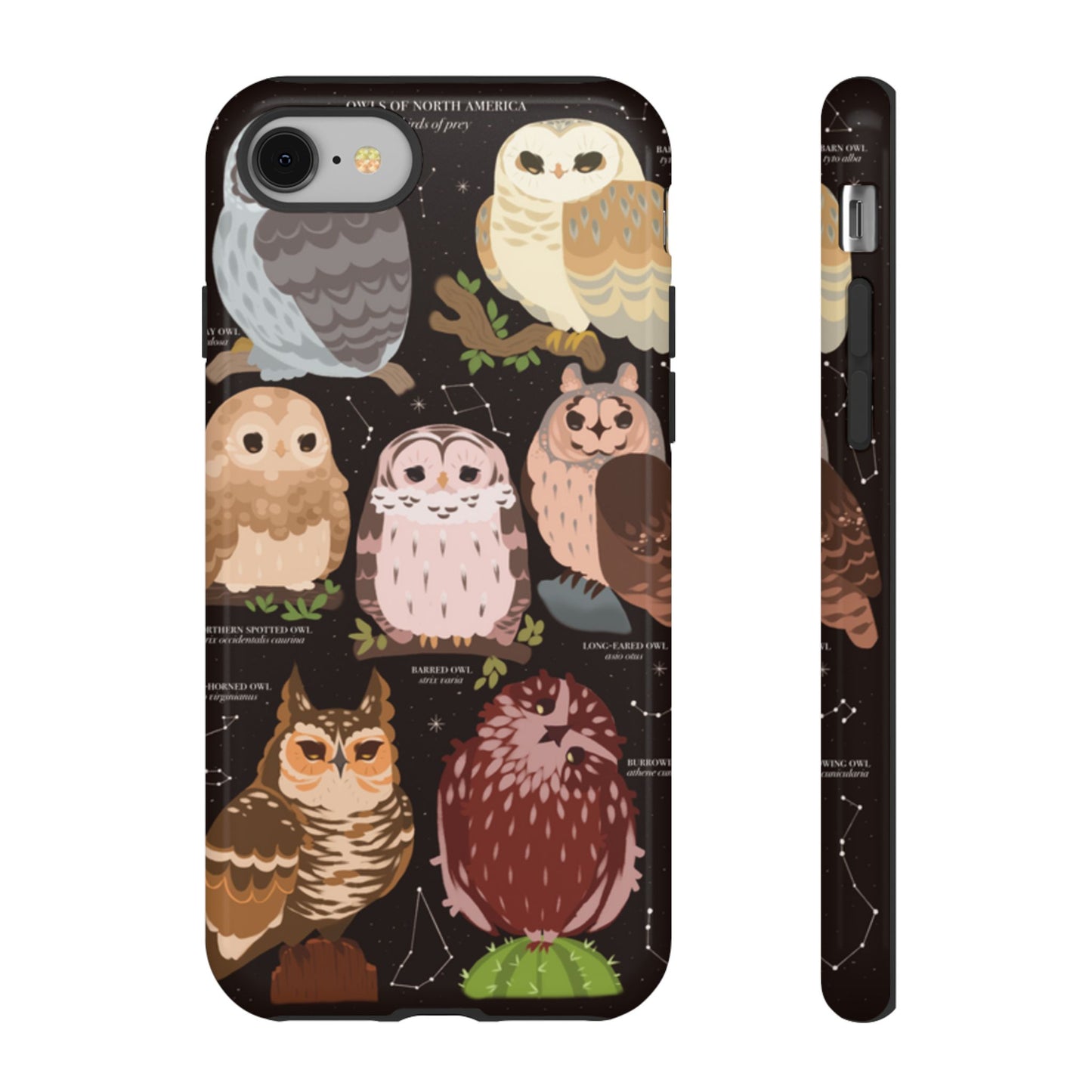 Owls of North America Phone Case