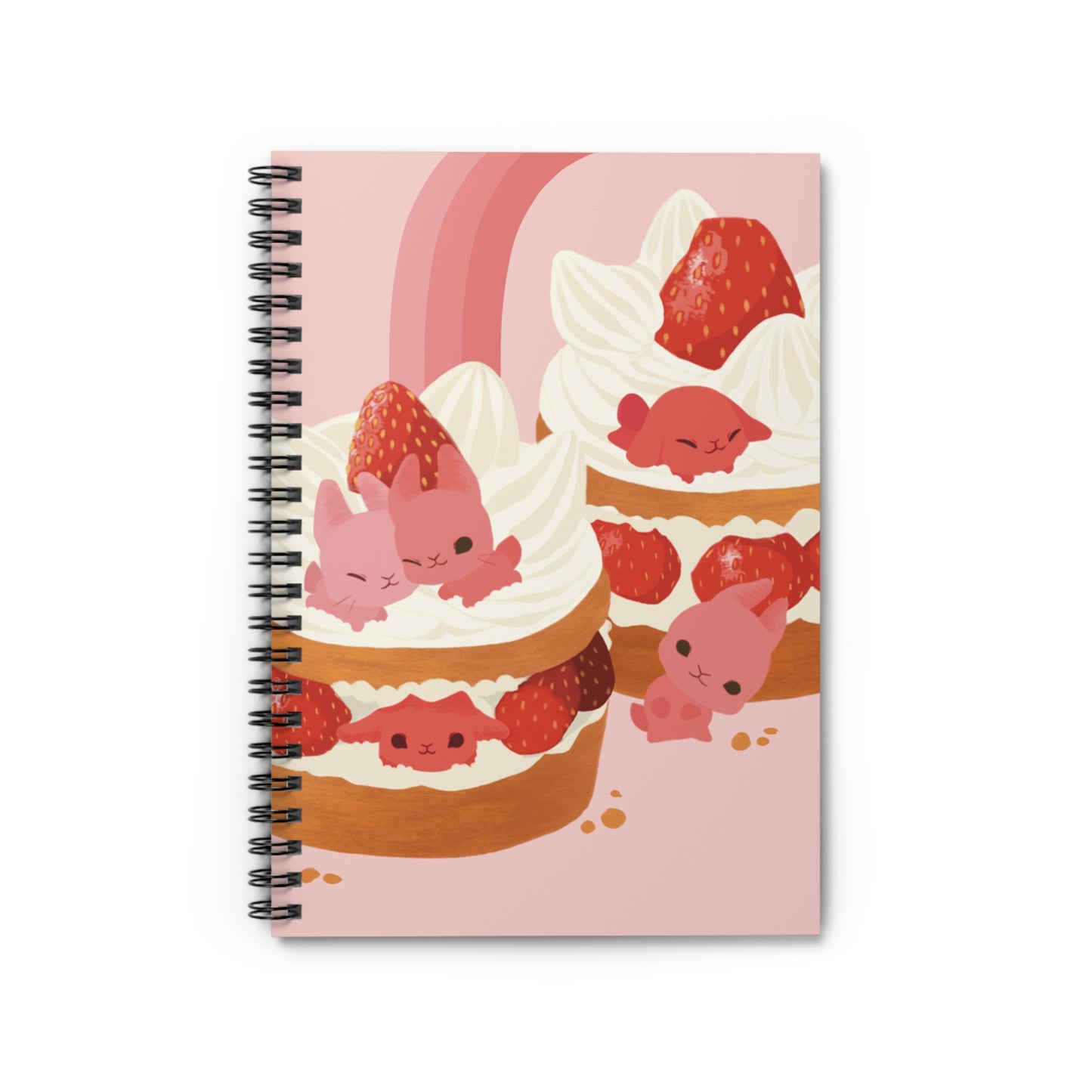 Dessert Rabbits Spiral Notebook