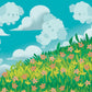 Cloud Puppies Poster Print