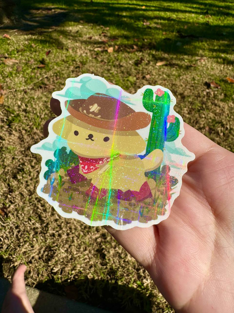 Cowboy Pup Sticker