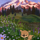 Twilight Fawn Poster Print