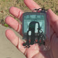 TV Ghost Cat Keychain