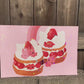 Dessert Rabbits Poster Print
